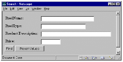 Web browser showing Search Builder 1