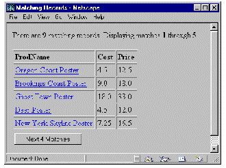 Web browser showing Search Builder 2